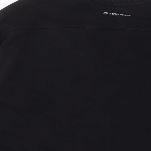 Zara Womens Black Cotton Pullover Sweatshirt Size S Pullover - 2001: a space odyssey