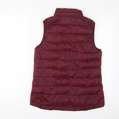 32 Degrees Womens Red Gilet Jacket Size S Zip - Zip Pockets
