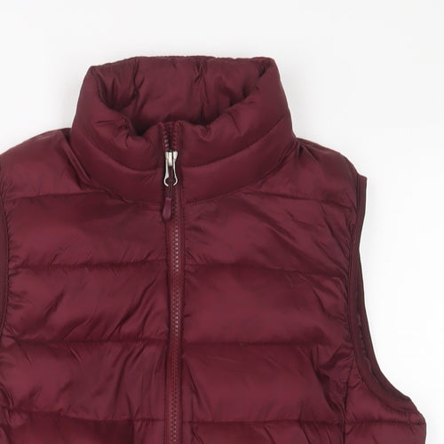 32 Degrees Womens Red Gilet Jacket Size S Zip - Zip Pockets