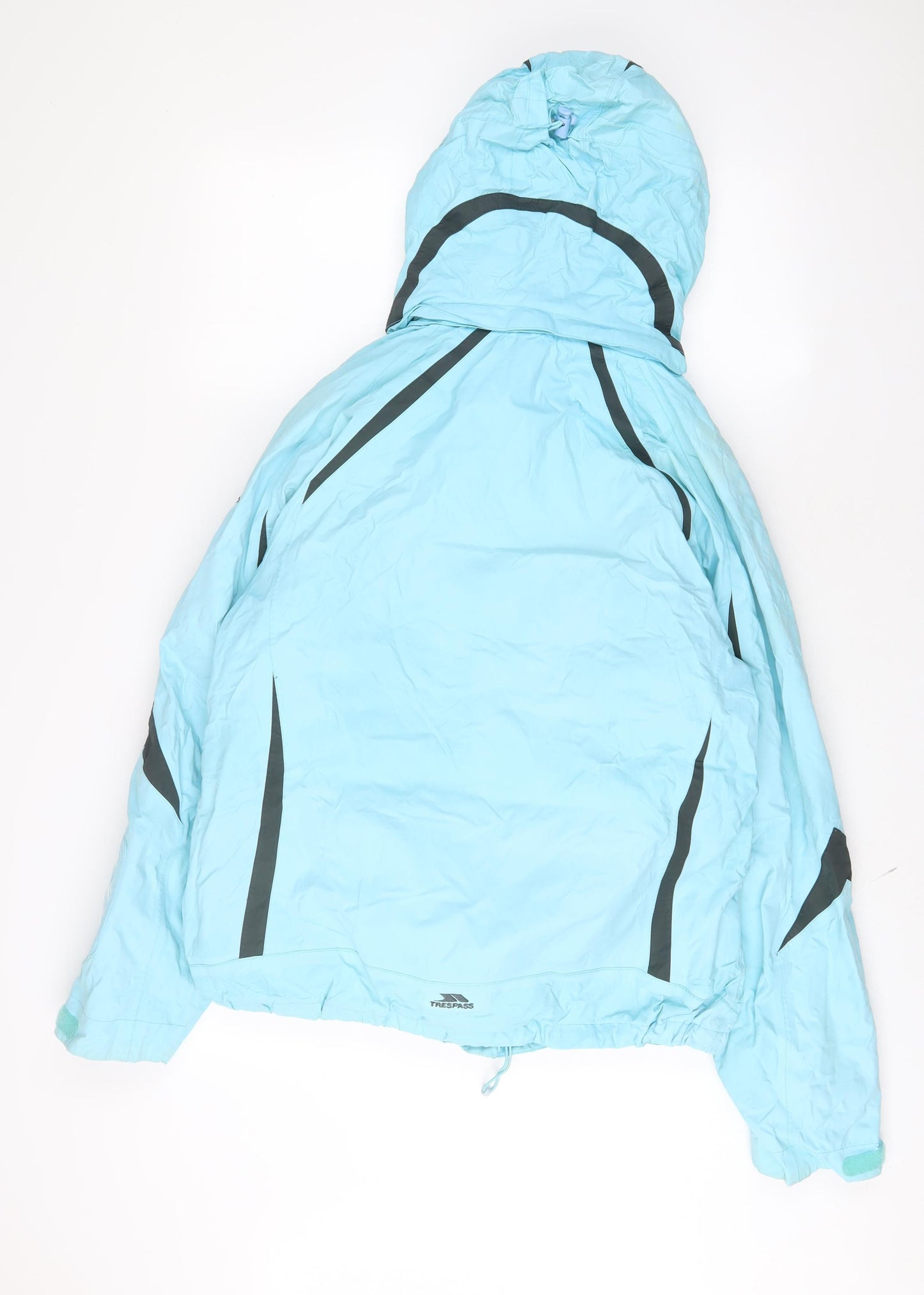 Trespass Womens Blue Ski Jacket Coat Size XL Zip - Logo, Embroidered, Zip pockets