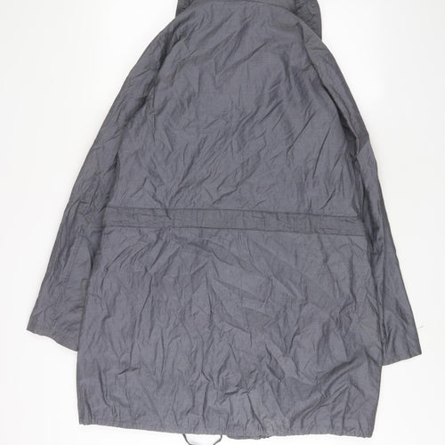 Marks and Spencer Womens Grey Jacket Size 16 Zip - Zip Pockets