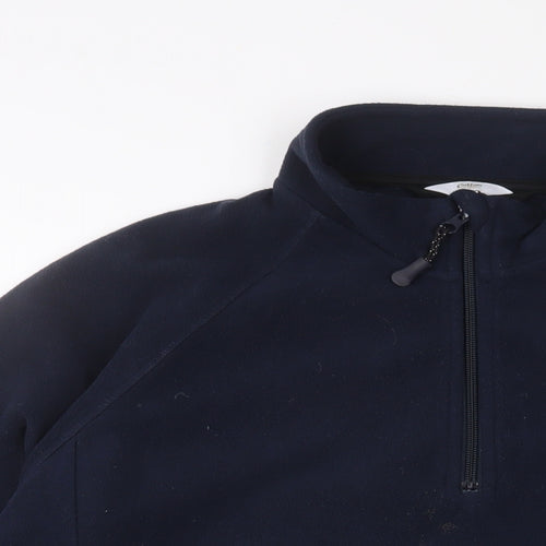 Cotton Traders Mens Blue Polyester Pullover Sweatshirt Size L