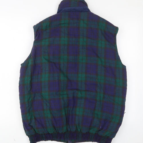 Regatta Mens Multicoloured Plaid Gilet Jacket Size M Zip - Zip Pockets