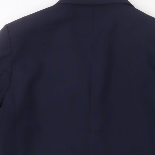 Imagination Womens Blue Jacket Blazer Size 12 Button