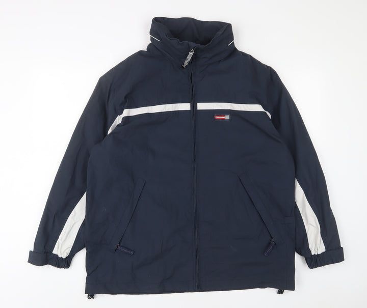Camaro Boys Blue Jacket Size 14 Years Zip - Zip Pockets