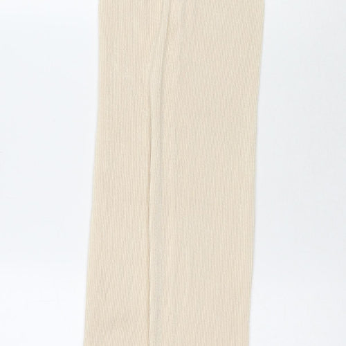 River Island Womens Beige Polyester Bodycon One Size V-Neck Pullover