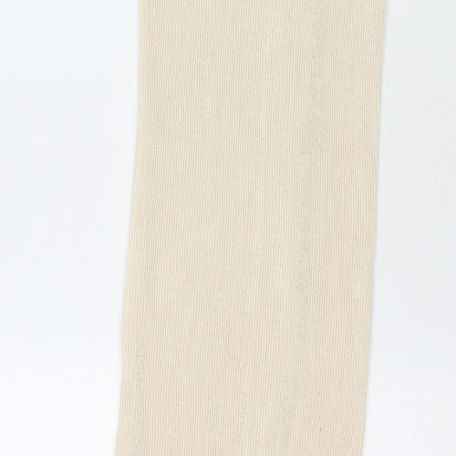 River Island Womens Beige Polyester Bodycon One Size V-Neck Pullover