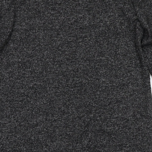 Tezenis Womens Grey Boat Neck Polyester Tunic Jumper Size S