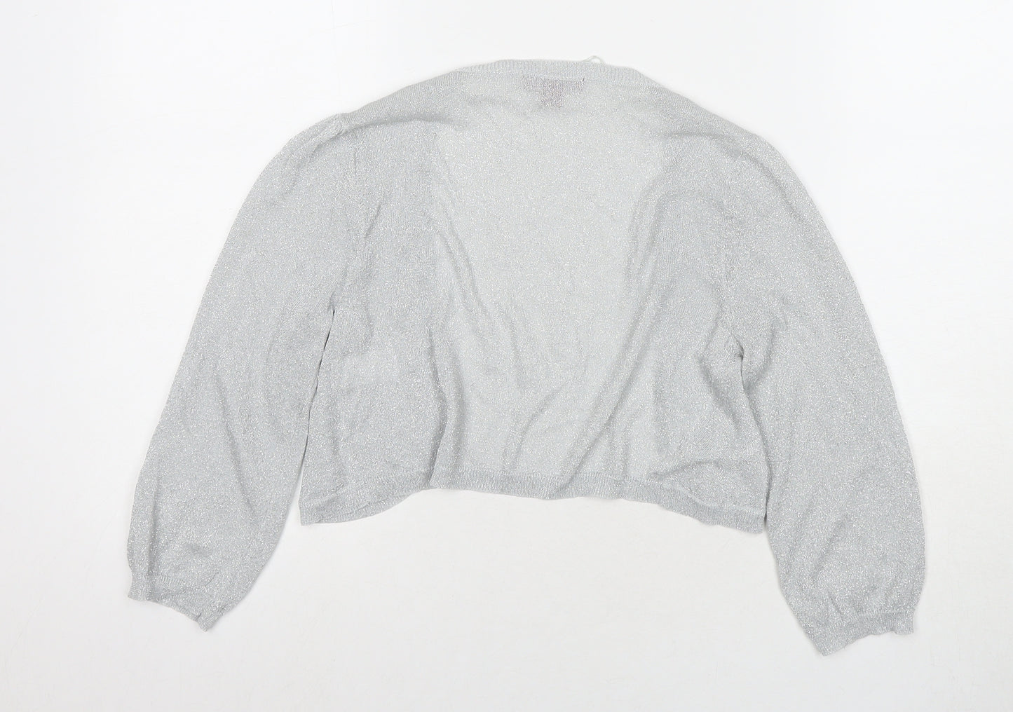 Monsoon Womens Green V-Neck Viscose Cape Jumper Size 8