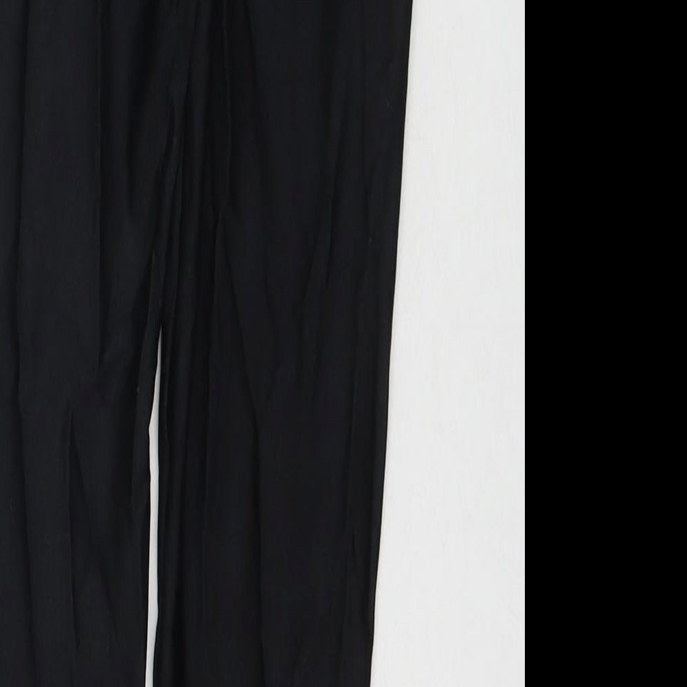 American Apparel Womens Black Nylon Pedal Pusher Leggings Size M L26 in