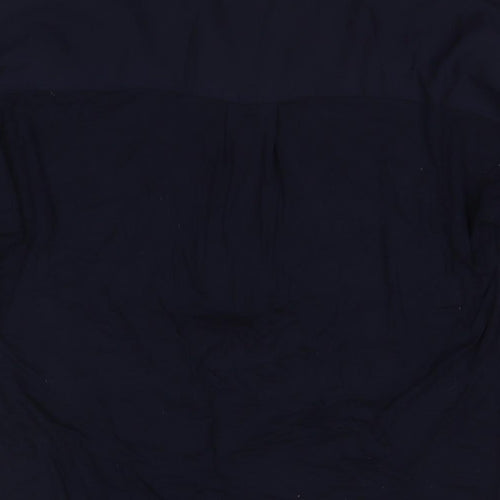 Phase Eight Womens Blue Viscose Jumper Dress Size 10 V-Neck Pullover
