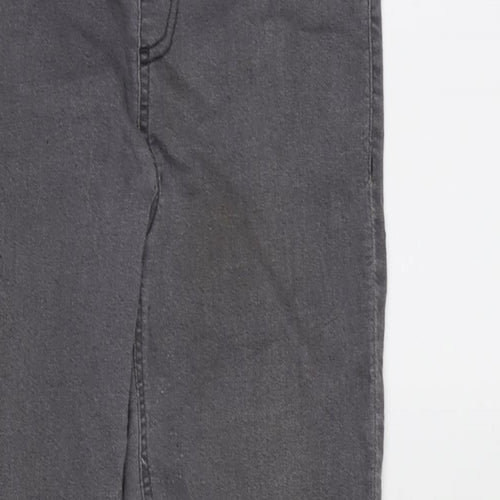 Avenue Womens Grey Cotton Blend Jegging Jeans Size 14 L27.5 in Regular
