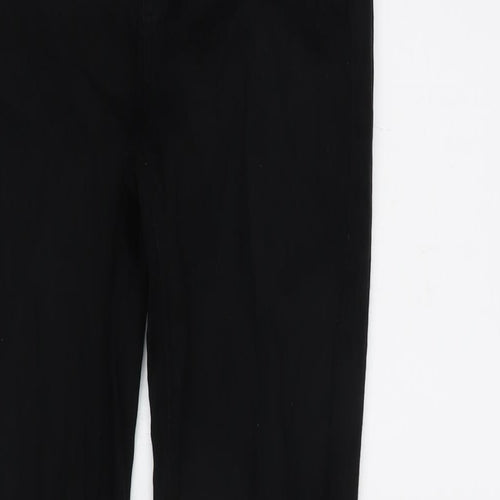 TALLY WEiJL Womens Black Cotton Blend Skinny Jeans Size 8 L29 in Regular Zip