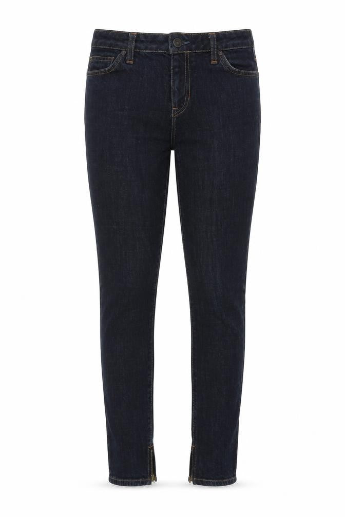Gap Womens Blue Cotton Blend Skinny Jeans Size 30 in L29 in Regular Zip - Zips to ankle