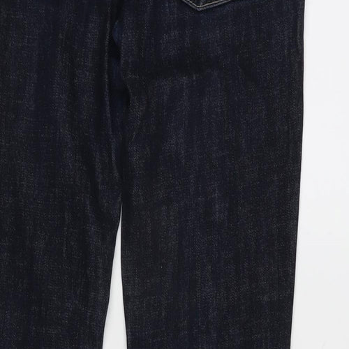Gap Womens Blue Cotton Blend Skinny Jeans Size 30 in L29 in Regular Zip - Zips to ankle