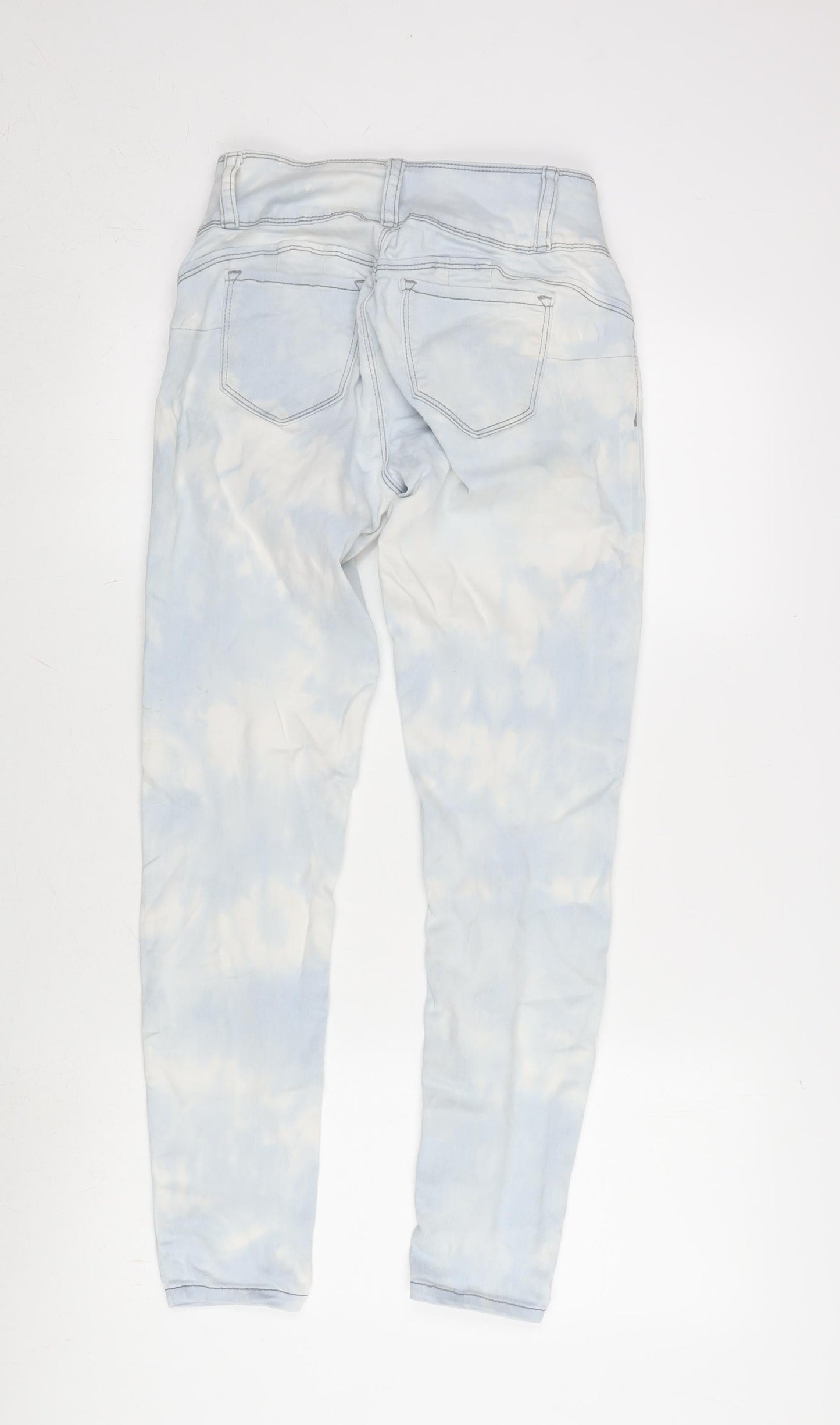 WAX JEAN Womens Blue Cotton Blend Tapered Jeans Size 26 in L27.5 in Regular Zip