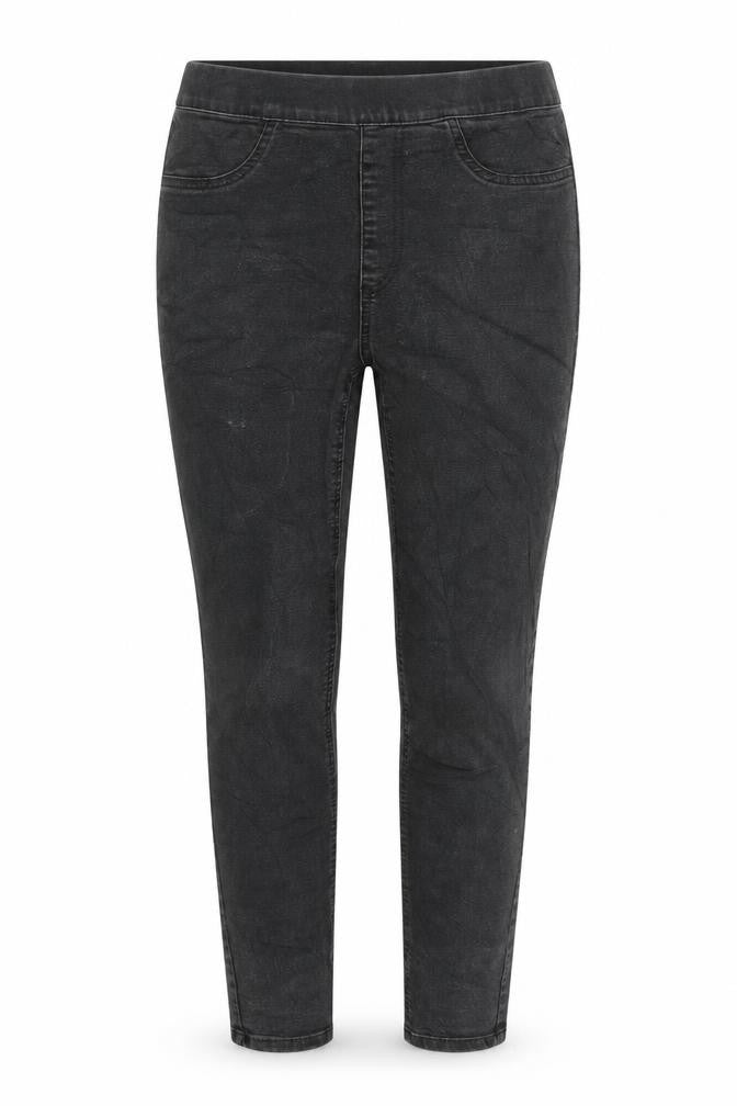 Marks and Spencer Womens Grey Cotton Blend Jegging Jeans Size 10 L24.5 in Regular
