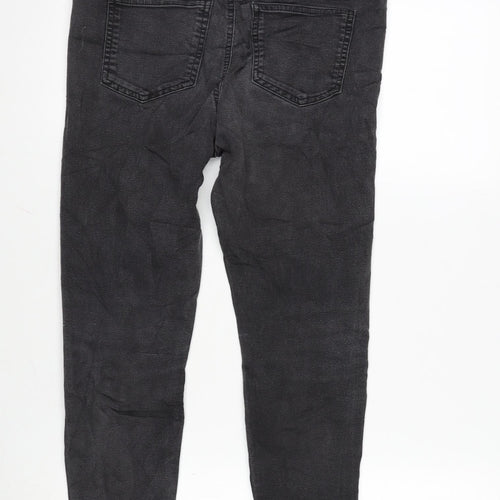Marks and Spencer Womens Grey Cotton Blend Jegging Jeans Size 10 L24.5 in Regular