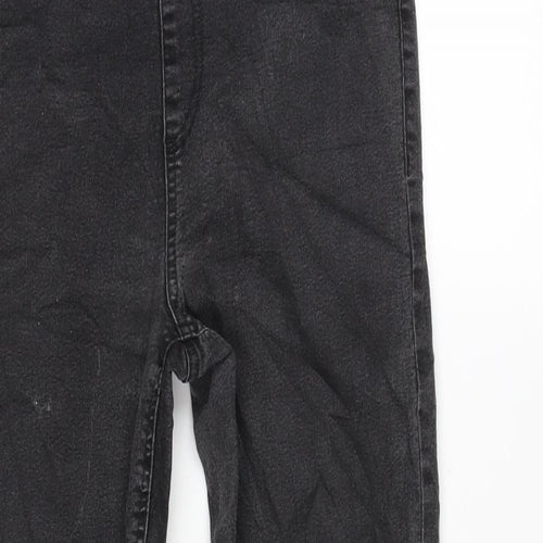 Marks and Spencer Womens Grey Cotton Blend Jegging Jeans Size 10 L24.5 in Regular