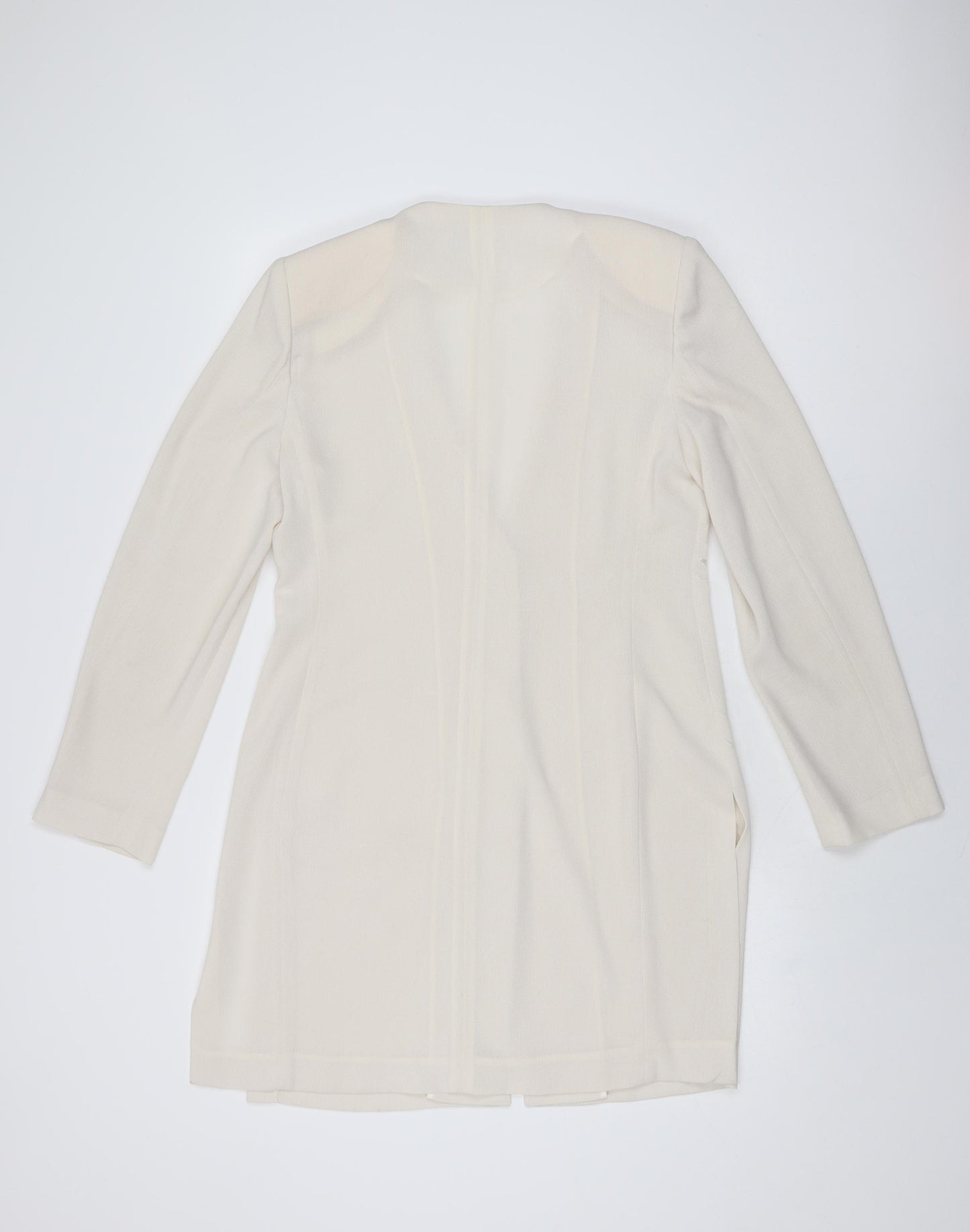 Wish Womens Ivory Polyester Shift Size 14 V-Neck Button