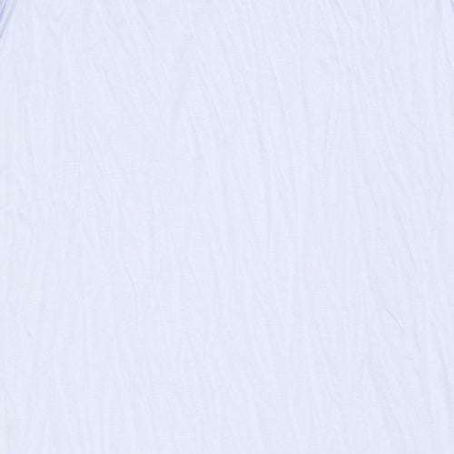 Marks and Spencer Womens Blue Viscose Shift Size 22 V-Neck Pullover