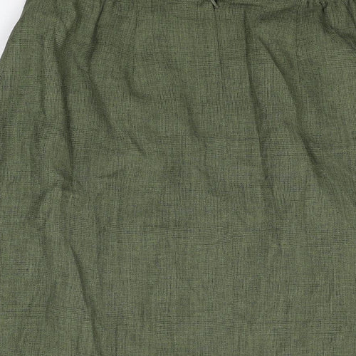 Jumper Womens Green Polyester Straight & Pencil Skirt Size 14 Zip