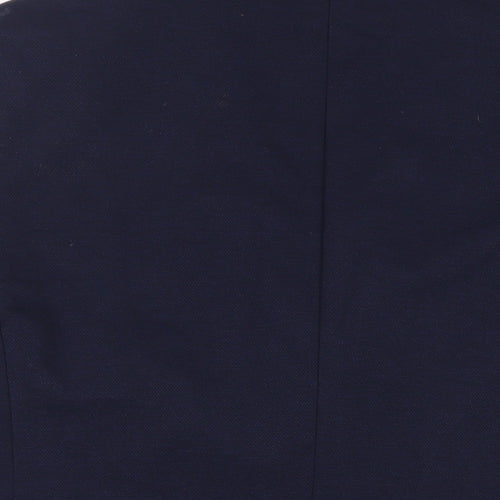 Marks and Spencer Mens Blue Polyamide Jacket Suit Jacket Size 42 Regular