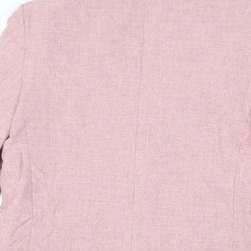 Marks and Spencer Boys Pink Jacket Blazer Size 10-11 Years Button