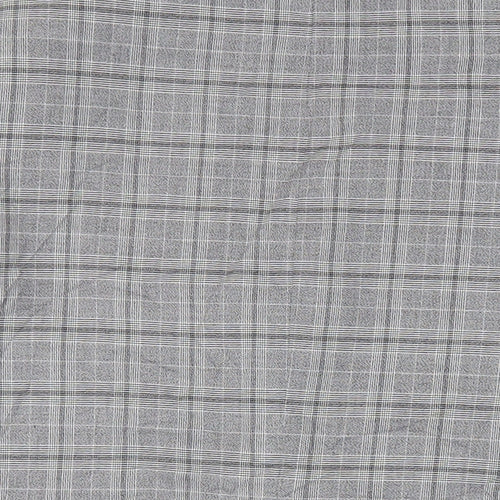 Marks and Spencer Mens Grey Plaid Polyester Jacket Blazer Size 42 Regular