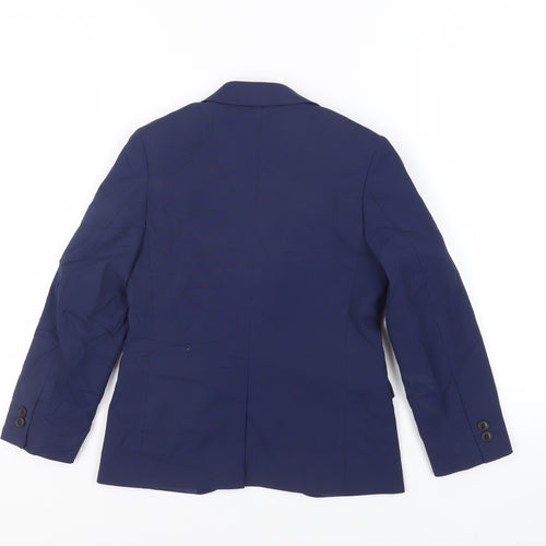 NEXT Boys Blue Jacket Blazer Size 8 Years Button