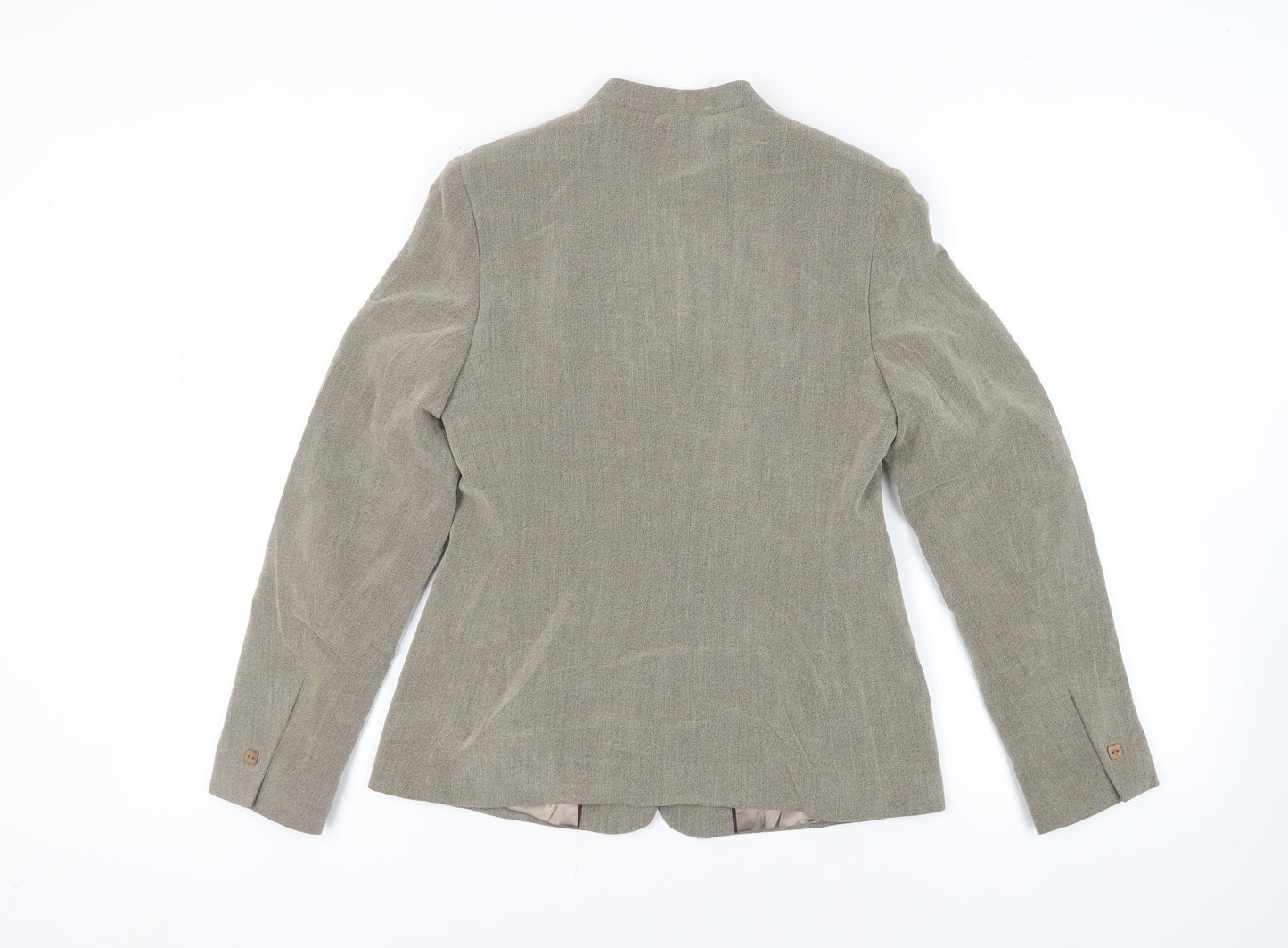 Autonomy Womens Green Jacket Blazer Size 10 Button