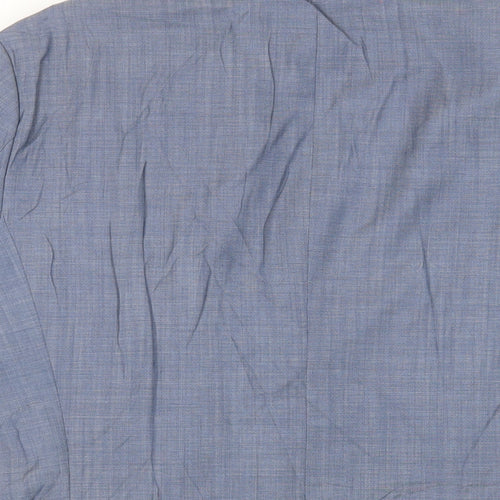 Tiger of Sweden Mens Blue Wool Jacket Suit Jacket Size 38 Regular