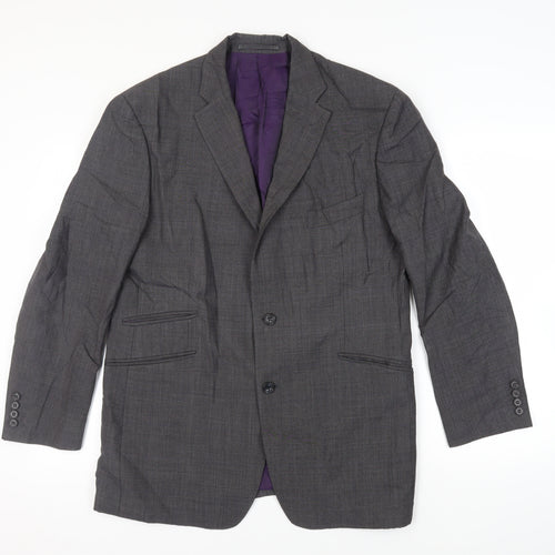 Marks and Spencer Mens Grey Wool Jacket Suit Jacket Size 42 Regular