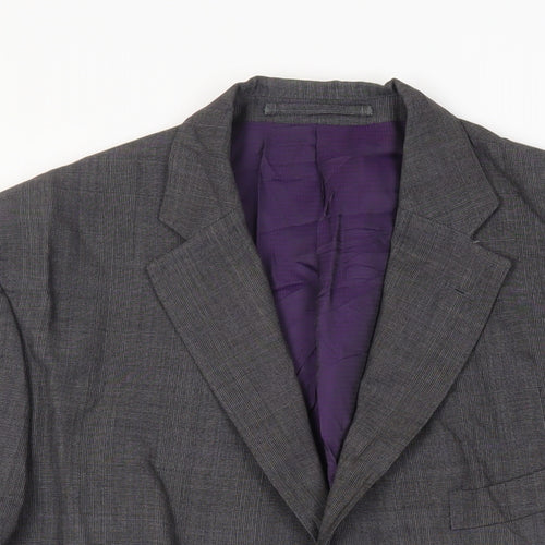 Marks and Spencer Mens Grey Wool Jacket Suit Jacket Size 42 Regular