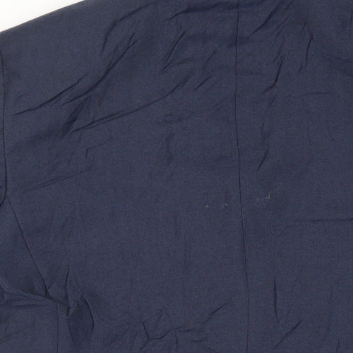 Marks and Spencer Mens Blue Wool Jacket Suit Jacket Size 38 Regular