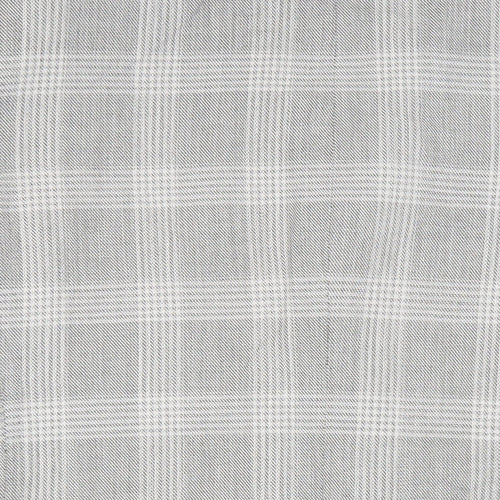 Marks and Spencer Mens Grey Plaid Polyester Jacket Suit Jacket Size 46 Regular
