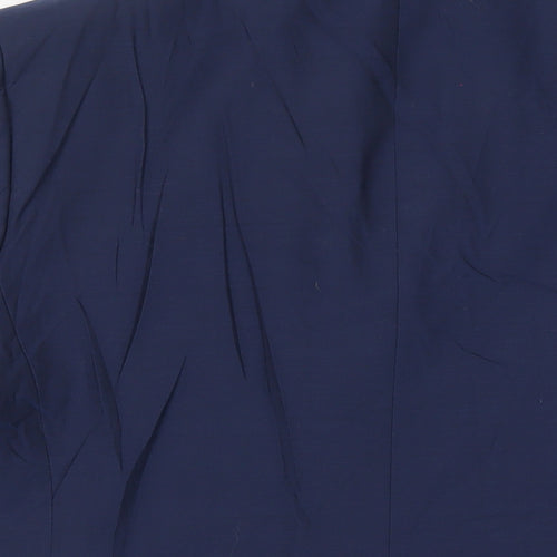 Marks and Spencer Mens Blue Wool Jacket Suit Jacket Size 46 Regular