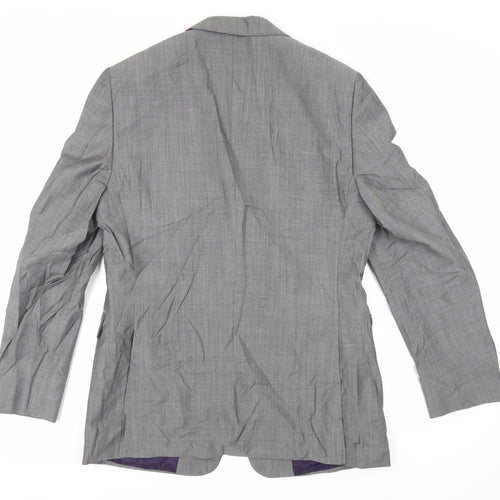 Duchamp Mens Grey Wool Jacket Suit Jacket Size 42 Regular