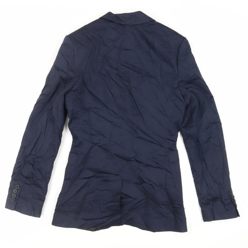 ASOS Mens Blue Cotton Jacket Blazer Size 34 Regular