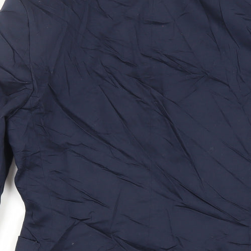 ASOS Mens Blue Cotton Jacket Blazer Size 34 Regular