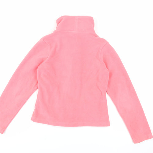 Bench Girls Pink Jacket Size 9-10 Years Zip - Zipped Pockets