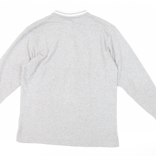 Urban Classics Mens Grey Cotton Pullover Sweatshirt Size M