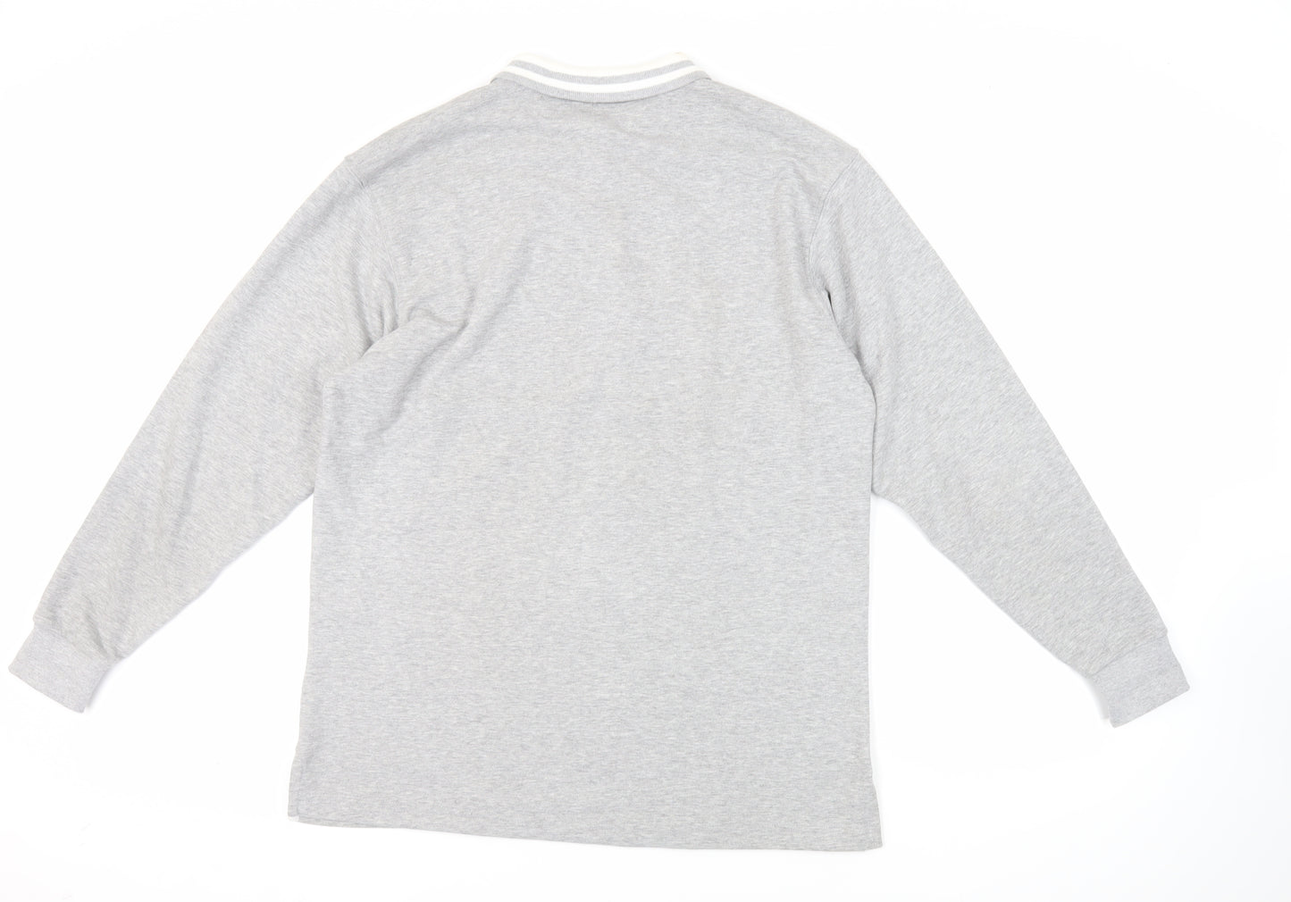 Urban Classics Mens Grey Cotton Pullover Sweatshirt Size M