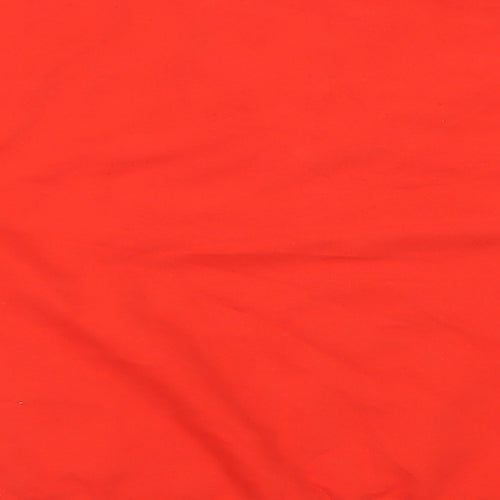 Wham! Womens Red Cotton Pullover Sweatshirt Size 10 Pullover - Christmas