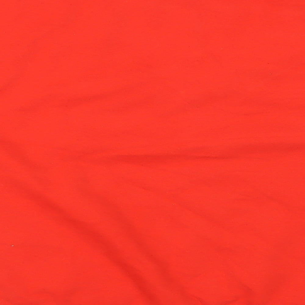 Wham! Womens Red Cotton Pullover Sweatshirt Size 10 Pullover - Christmas
