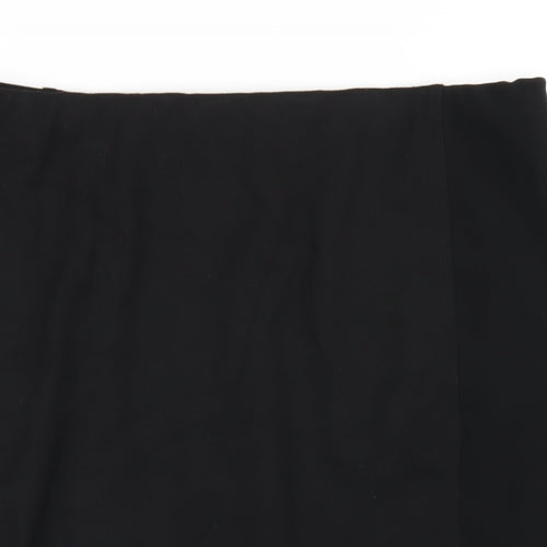 New Look Womens Black Polyester Straight & Pencil Skirt Size 18
