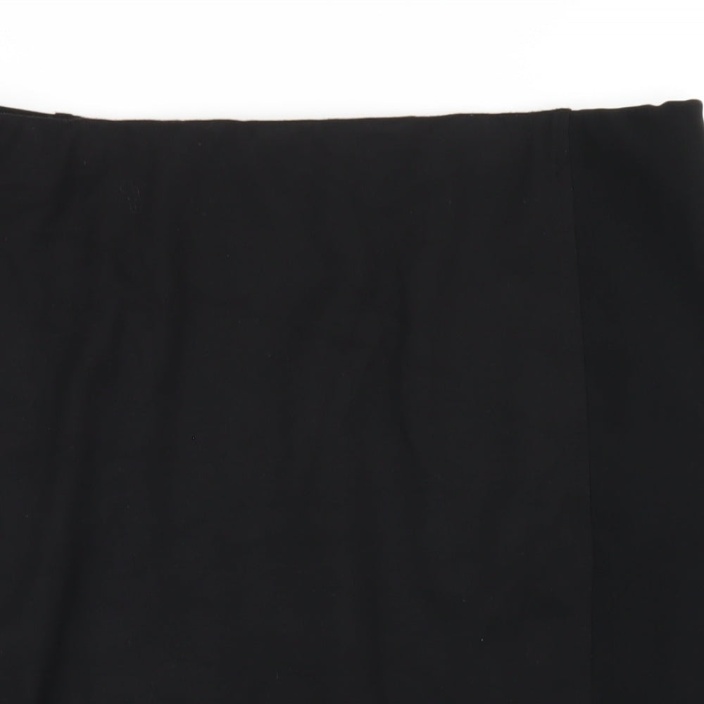 New Look Womens Black Polyester Straight & Pencil Skirt Size 18