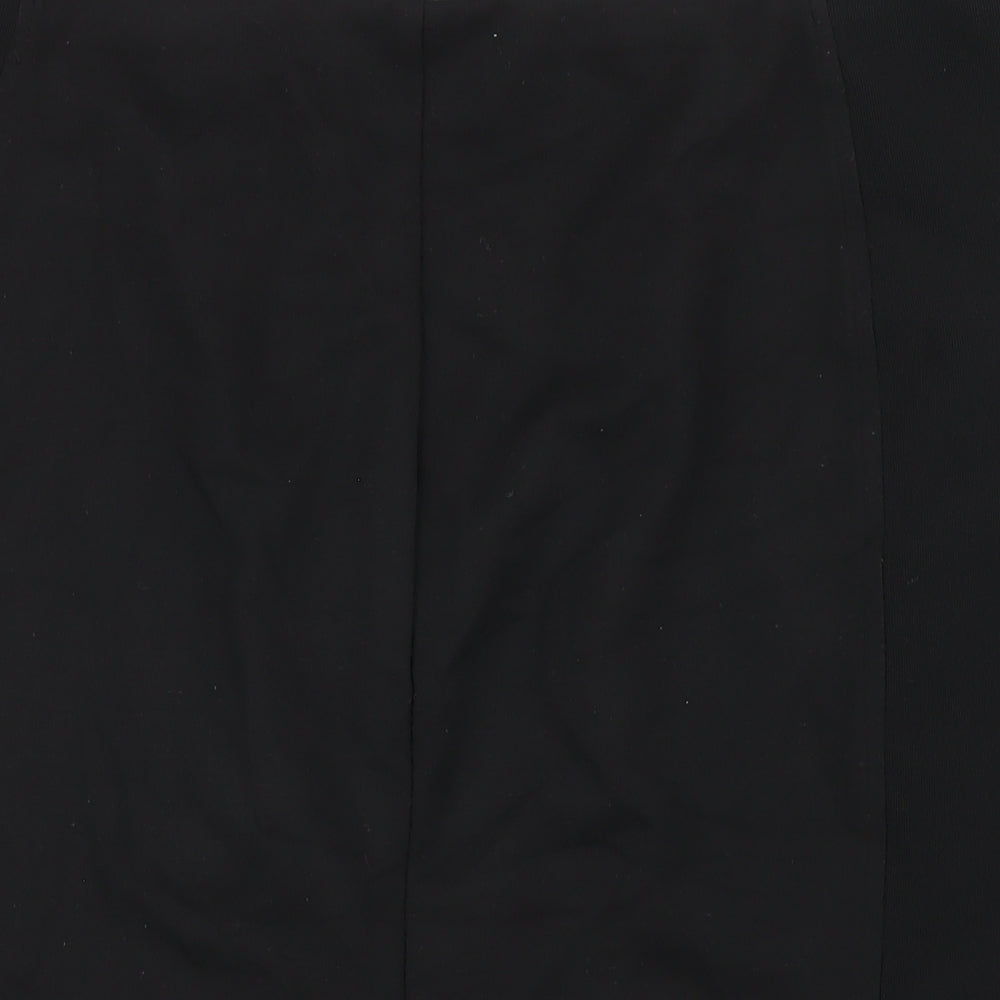 New Look Womens Black Polyester Straight & Pencil Skirt Size 18