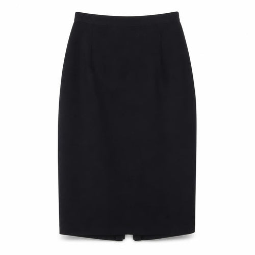 Marks and Spencer Womens Blue Polyester Straight & Pencil Skirt Size 12 Zip