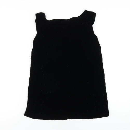 Ghost Womens Black Polyester Basic Tank Size XS Scoop Neck